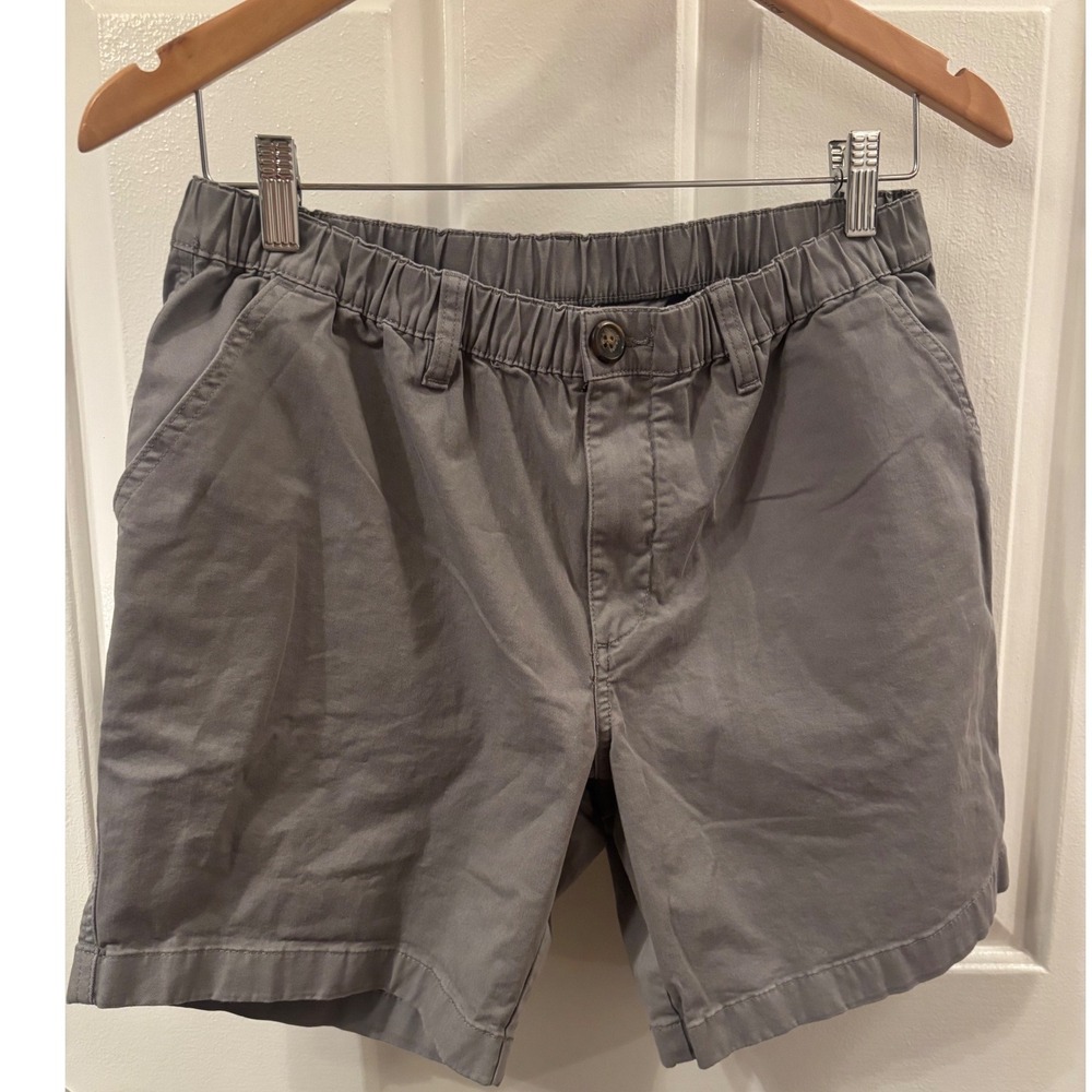 NWOT Chubbies Originals Mens 7 In Inseam Gray Elastic Waist Stretch Shorts Med